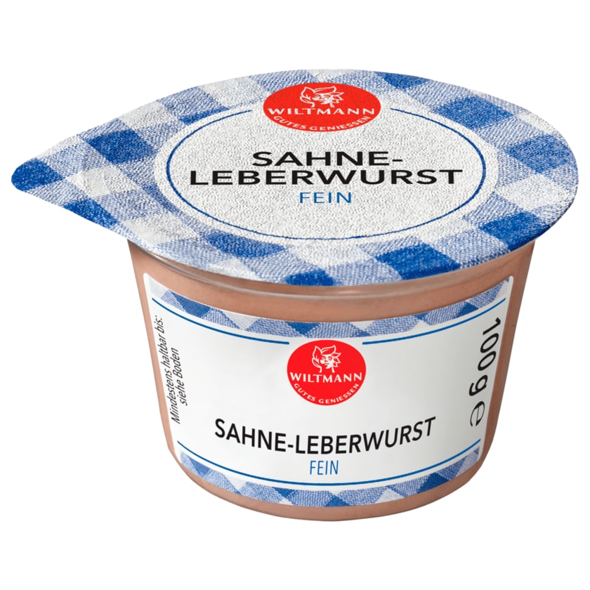 Wiltmann Sahne-Leberwurst fein 100g